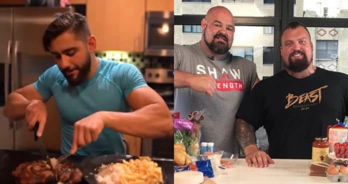 Fitness Star Attempted To Eat Strongman Diets Of Eddie Hall And Brian Shaw