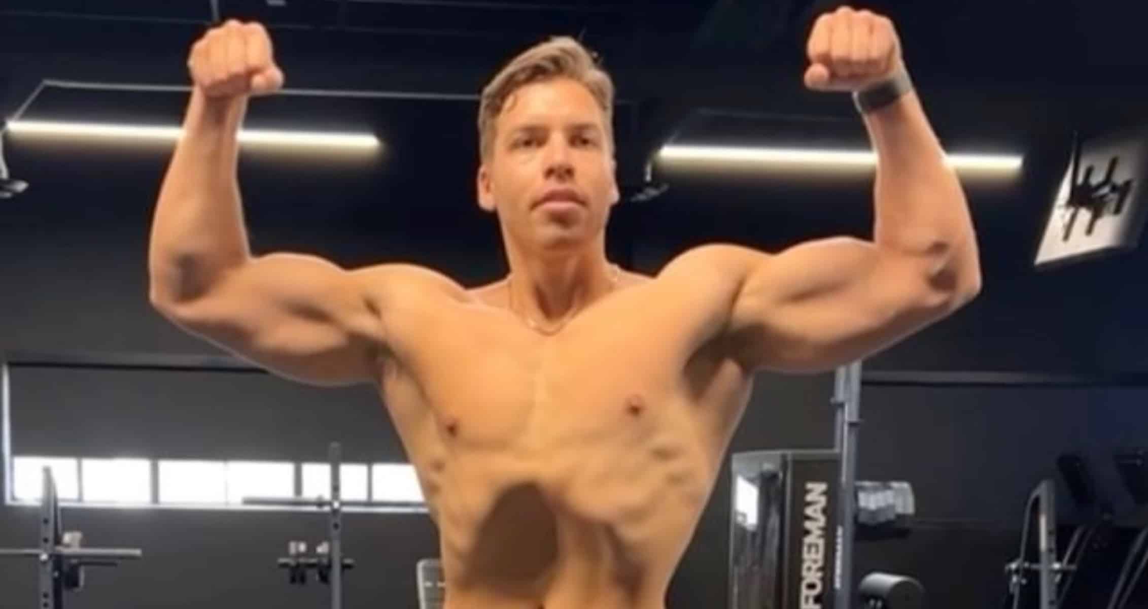 Joseph Baena Shares Shoulder and Arm Workout, Classic Posing