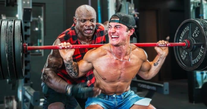 Ronnie Coleman Takes Fitness Star Jesse James West Through Bodybuilding Workout He Used During Career