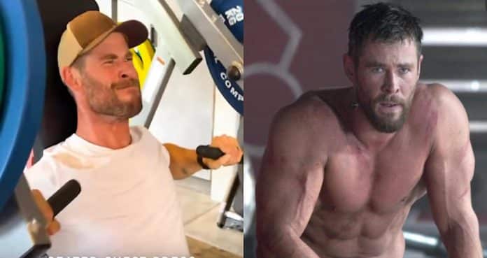 Chris Hemsworth Shares Fast-Paced, Muscle Building Chest Workout