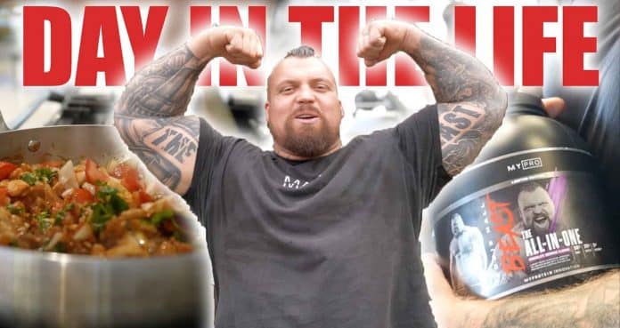 Eddie Hall’s Epic Full Day Of Eating For His Strongman Comeback Crams 4,600 Calories Into Just Three Meals