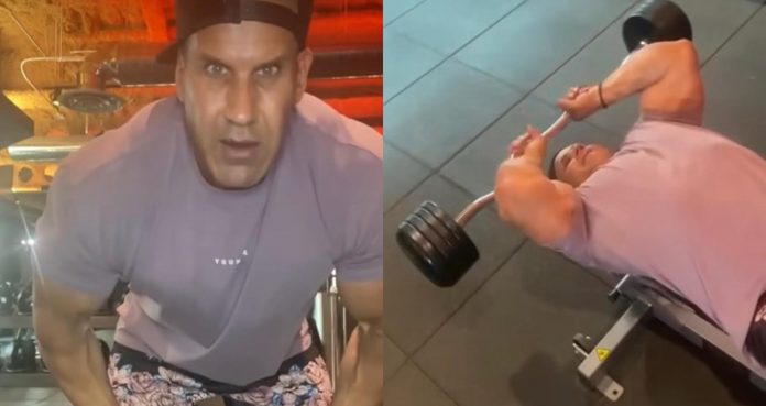 Jay Cutler Shows Off Lying French Press, Discusses Benefits When Growing Triceps