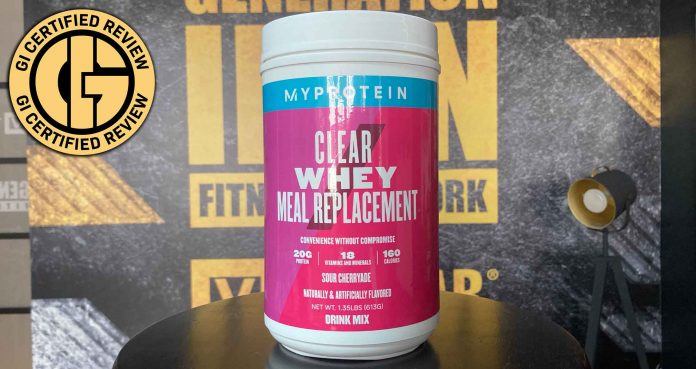 Myprotein Clear Whey Meal Replacement Review