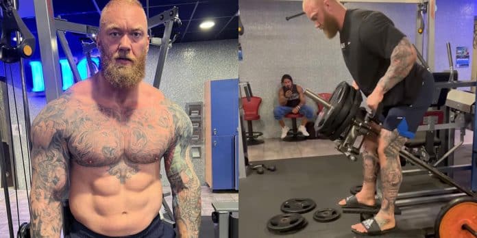 Hafthor Bjornsson Shows Off Shredded Abs In Recent Physique Update