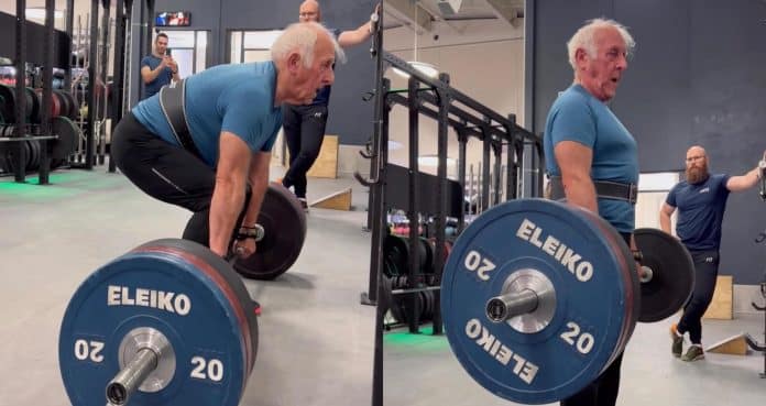 Norwegian Man Hits PR Deadlift Of 330.7 Pounds On 80th Birthday