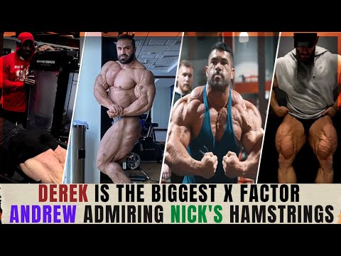 Derek looking big as a house + Andrew admiring Nick + Behroz still in Prep + Antoine’s resilience