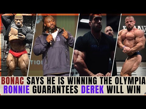 William Bonac’s big Promise 4 days out of  Mr. Olympia ?Derek will be unstoppable +Shredded Charles