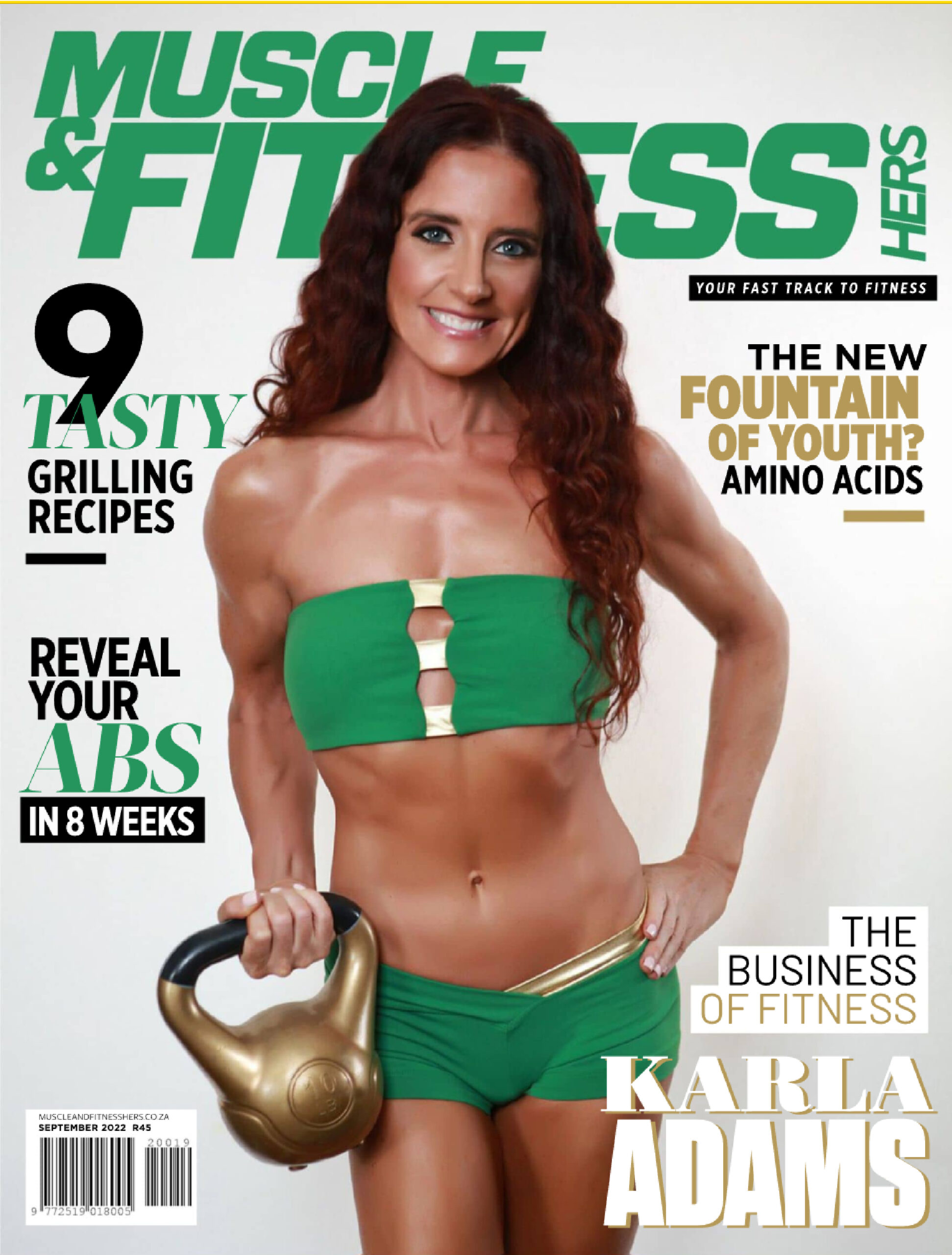 Muscle & Fitness Cover Karla Adams