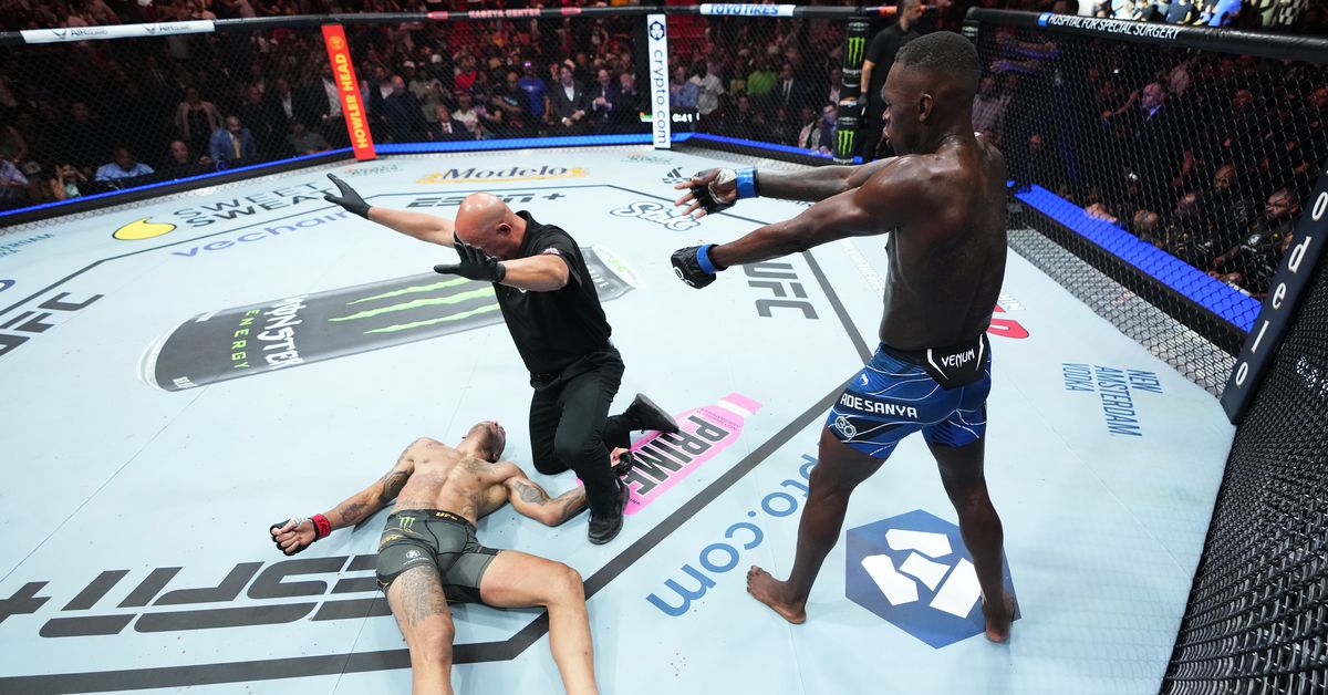 UFC 287 in Tweets: Fighters react to Israel Adesanya’s revenge knockout of Alex Pereira