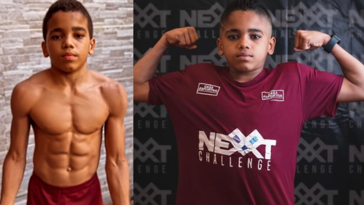 12-yo Ripped Bodybuilder Goes Viral for Dramatic Physique Transformation