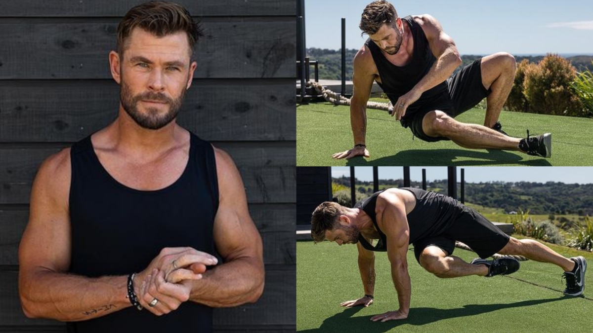 Chris Hemsworth Showcases Lean Physique With ‘Full Core Circuit’ Workout