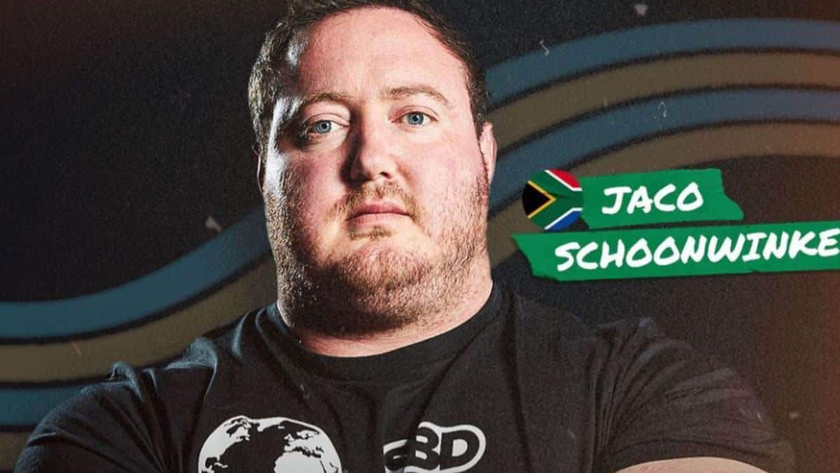 Jaco Schoonwinkel Withdraws From 2023 World’s Strongest Man Competition