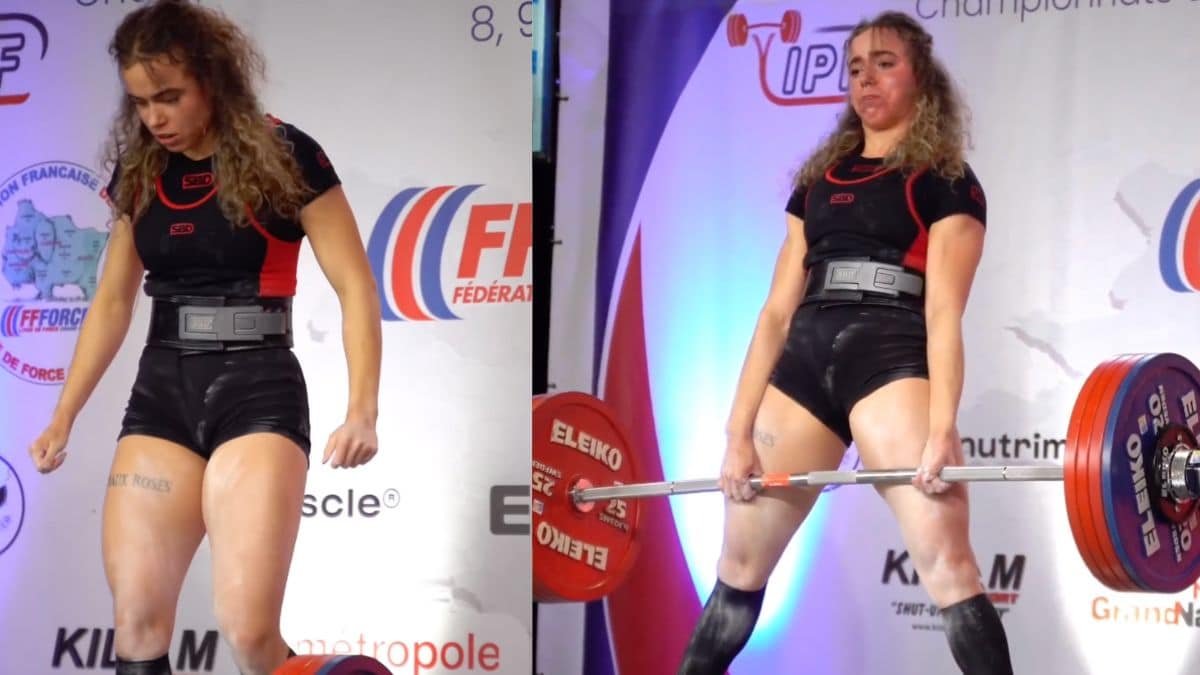 Powerlifter Samantha Eugenie (69KG) Wins French Nationals With Two Unofficial IPF Junior World Records