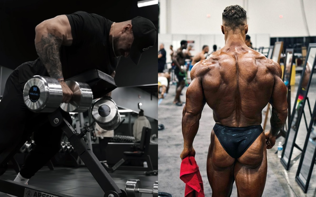 Chris Bumstead Builds A Thick And Huge Back In The Gym