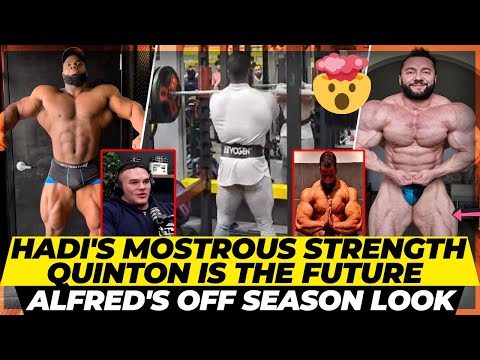 Hadi Choopan’s monstrous strength in the gym +Nick Walker says Quinton is the future of bodybuilding