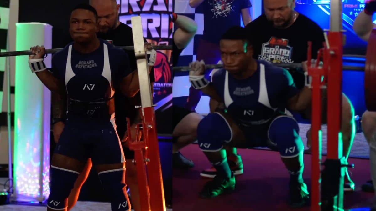 Powerlifter Austin Perkins (75KG) Sets a 305-kg (672.4-lb) Raw Squat All-Time World Record