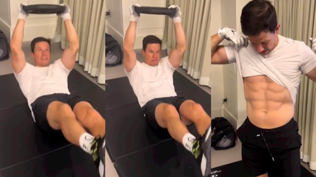 51-Year-Old Mark Wahlberg Shows Off Washboard Abs with Insane 4 A.M. Workout