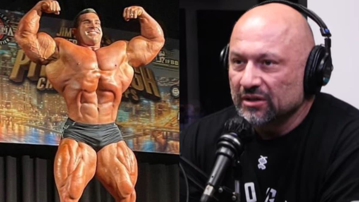 Hany Rambod Teases Big Package from Derek Lunsford at 2023 Pittsburgh Pro Guest Posing