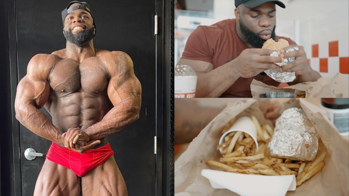 Quinton Eriya Shares Near 3,500-Calorie Bulking Cheat Meal in 2023 Off-Season