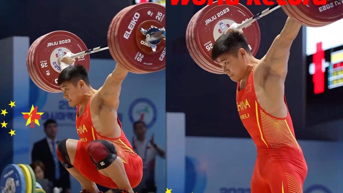 Weightlifter Li Dayin (89KG) Scores New Snatch & Total World Records at 2023 Asian Championships