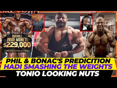 Hadi Choopan smashing weights in the gym + Phil & Bonac’s Prediction + Prize Money revealed + Tonio