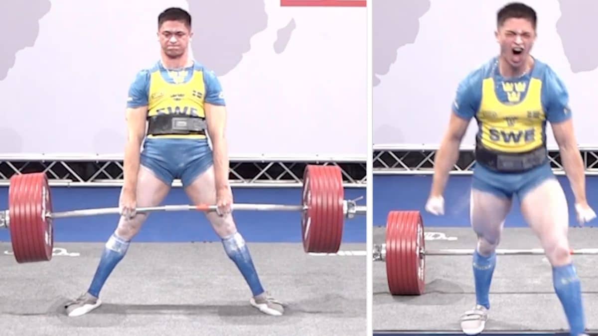 22-YO Carl Johansson (74KG) Sets 328-kg (723.1-lb) Deadlift World Record at 2023 IPF World Classic Open Powerlifting Championships