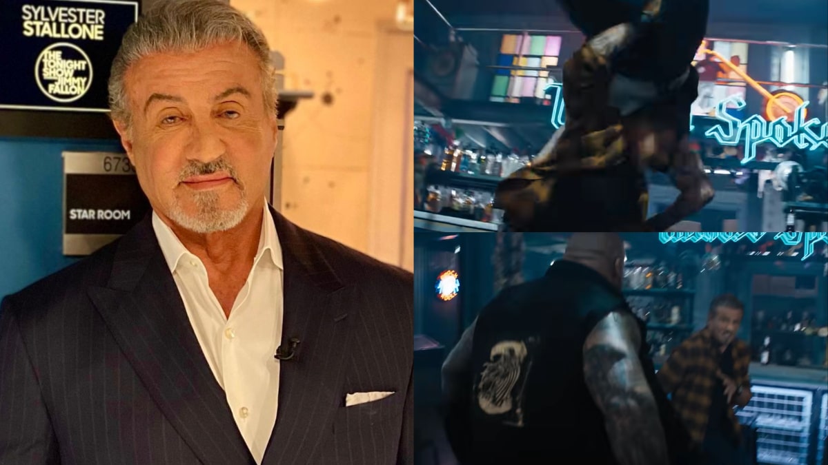 76-YO Sylvester Stallone Launches Eddie Hall Over Bar in ‘Expendables 4’ Trailer