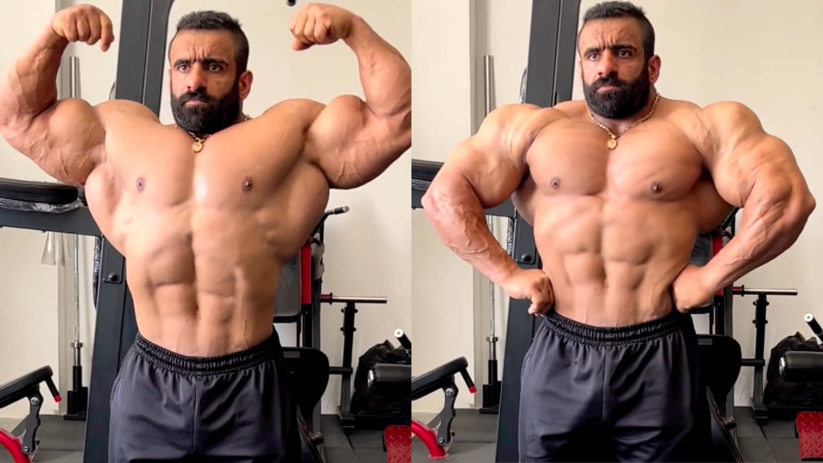 Hadi Choopan Looks Ripped in 2023 Off-Season Physique Update Ahead of Title Defense