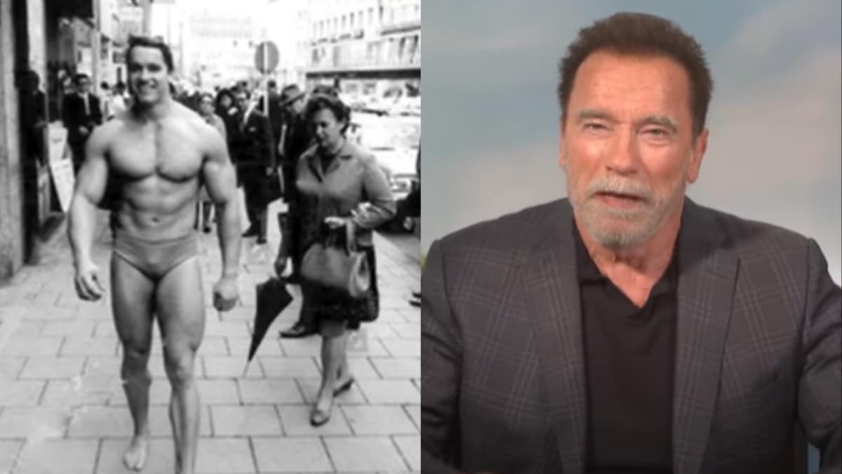 Arnold Schwarzenegger Looks Back on Famous Munich, Germany Photo in Posing Trunks