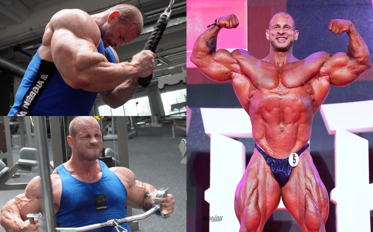 Michal Krizo Smashes A Punishing Back, Shoulders And Triceps Workout