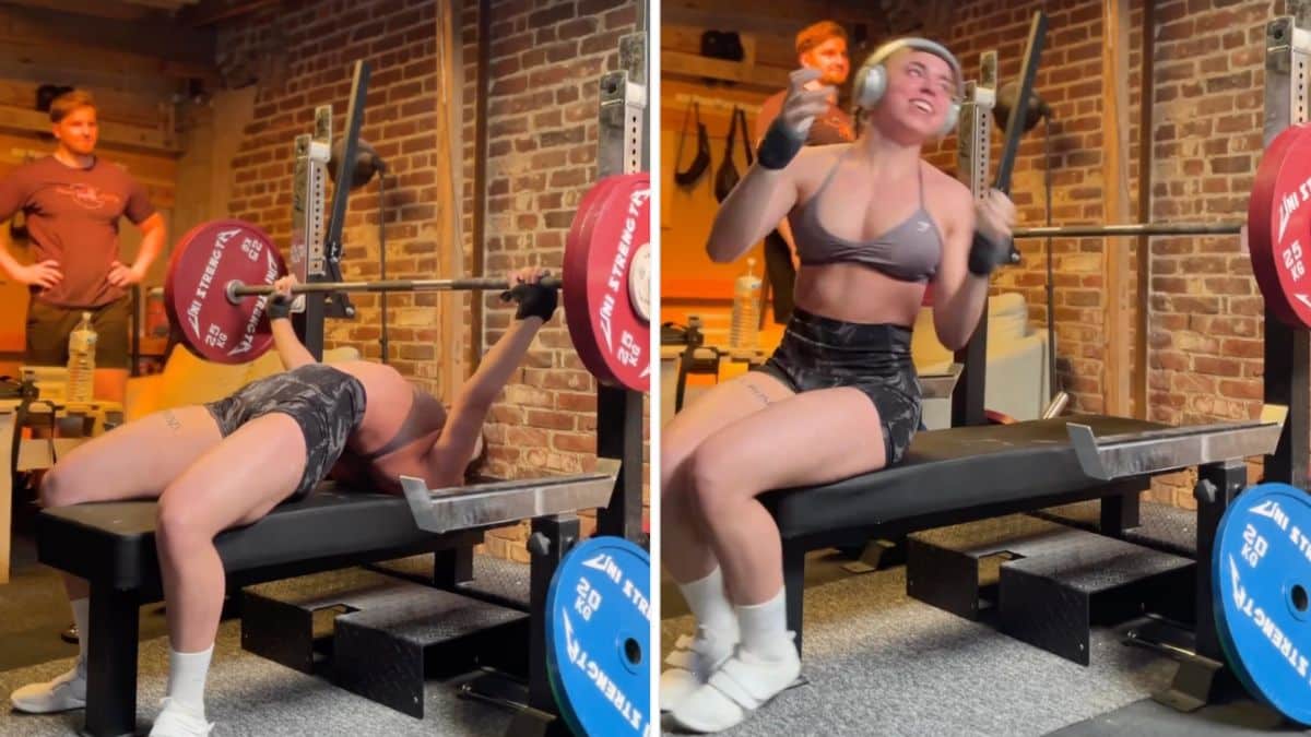 Powerlifter Samantha Eugenie Scores 122.5-kg (270.1-lb) Raw Bench Press PR In Training