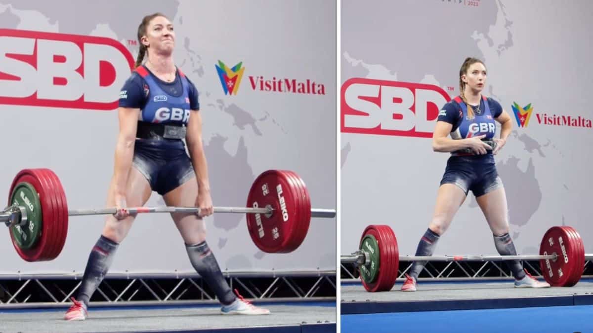 Sophia Ellis (76KG) Sets 245-kg (540.1-lb) Deadlift European and British Records at 2023 IPF World Classic Championships