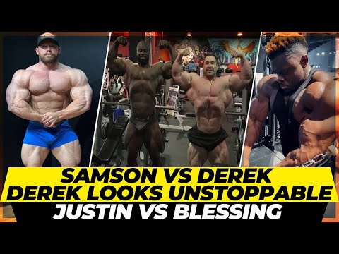 Derek looks unstoppable + Samson vs Derek battle for the Olympia + Justin vs Blessing at Chicago pro