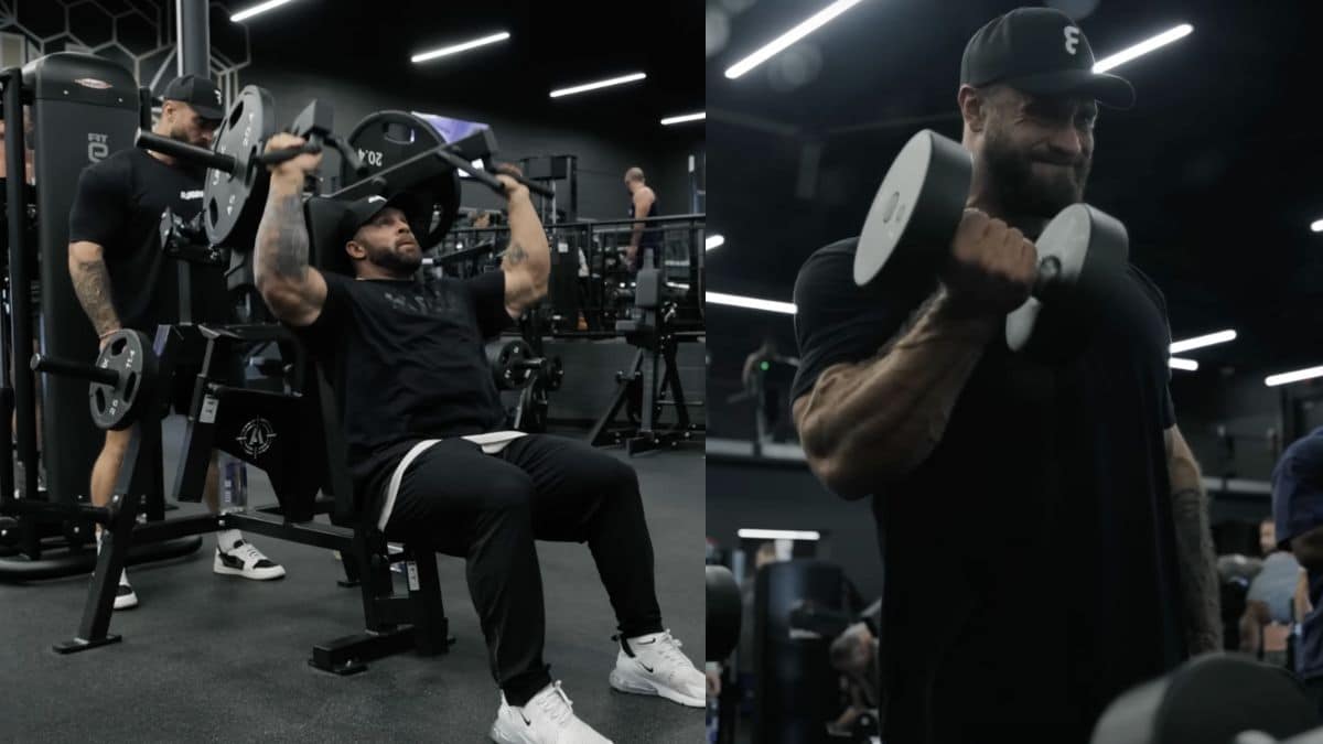 Chris Bumstead Teams Up With Iain Valliere For A ‘Big Boi’ Shoulder Workout