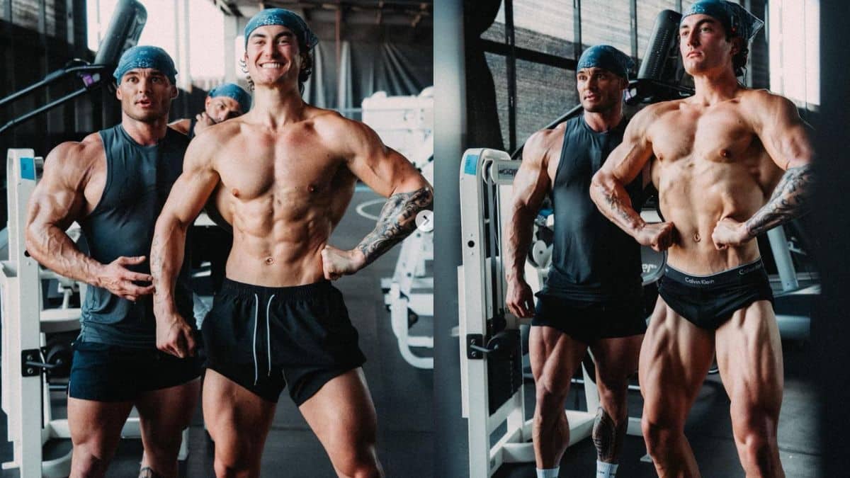 Fitness Influencer Jesse James West Teams Up With Bodybuilder Jeremy Buendia for Shoulders Workout