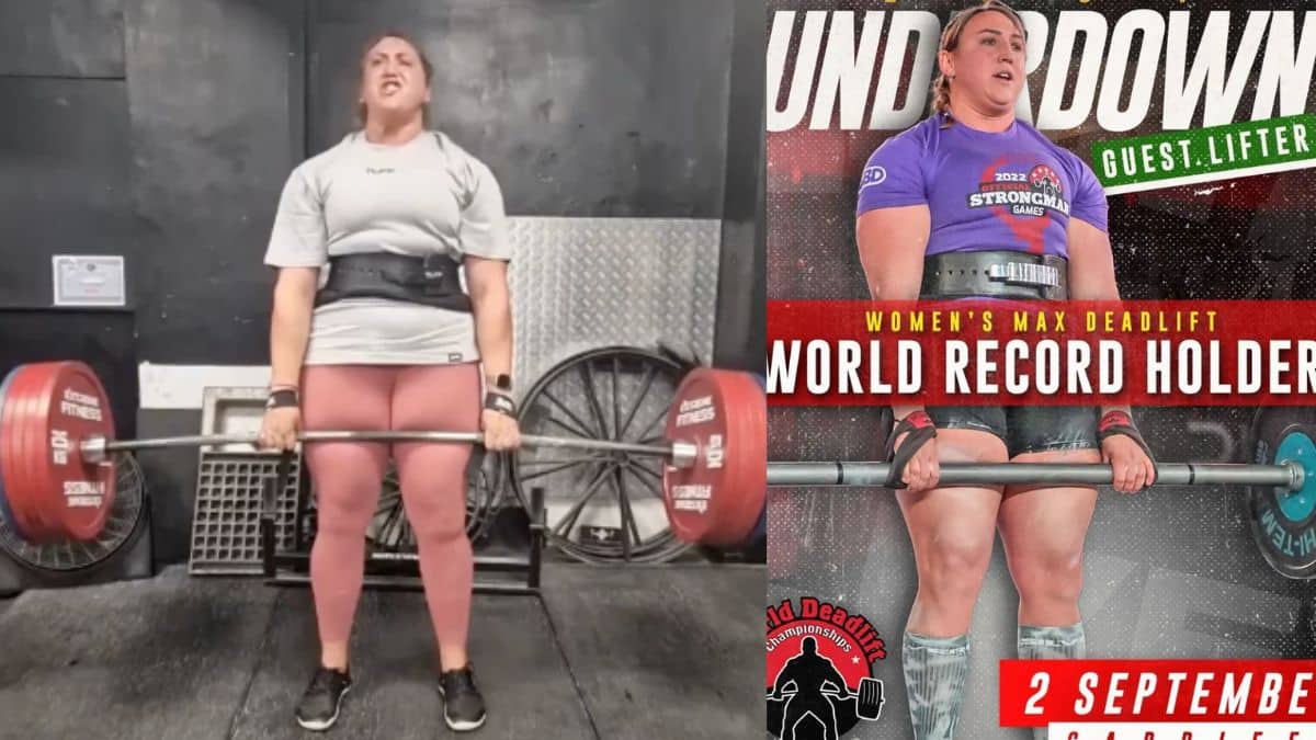 Strongwoman Lucy Underdown Locks Out 310-kg (683.4-lb) Unofficial Deadlift World Record & PR