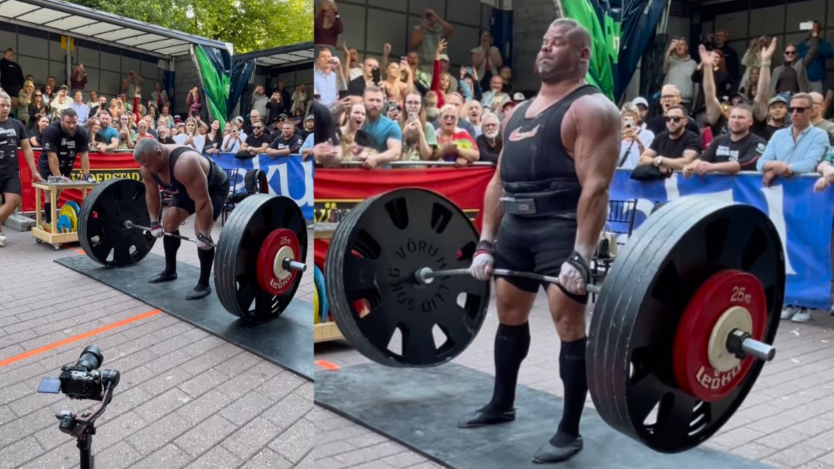 Rauno Heinla Sets a 540-kg (1,190.5-lb) 18-Inch Deadlift World Record