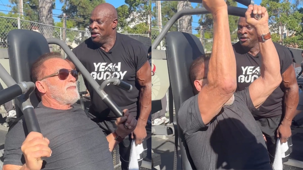 Ronnie Coleman and Arnold Schwarzenegger Join Hands for Legendary Training Session