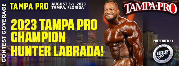 Hunter Labrada Wins the 2023 Tampa Pro MD Live with Ron Harris