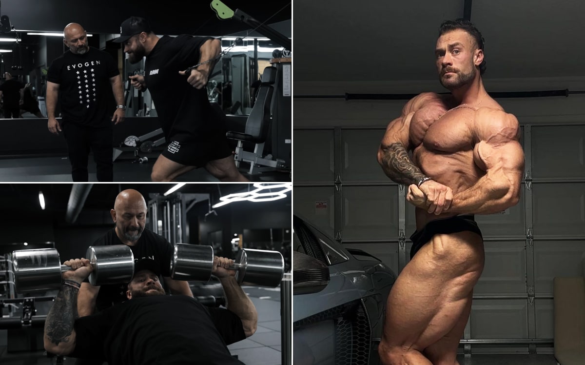 Chris Bumstead’s Epic Chest Day Under Hany Rambod’s Coaching Ahead of 2023 Olympia