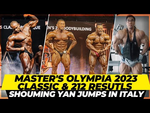 Master’s Olympia 2023 classic & 212 results + David Henry vs Hidetada show down  + Shouming Yang