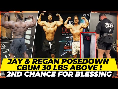 Jay Cutler & Regan Grimes pose down + Chris Bumstead 30 lbs above weight cap + Blessing 5 weeks out