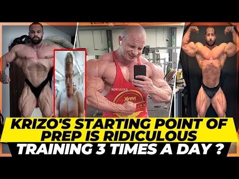 Michal Krizo’s starting point of Olympia 2023 prep is nuts + Training 3 times per day ? Ross’s debut