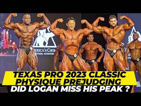 Texas pro 2023 Classic physique prejudging + Jaehun was the star of the show + Logan’s comeback