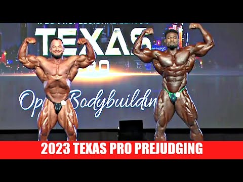 2023 Texas Pro Prejudging: Hunter Labrada and Andrew Jacked Battle it Out!