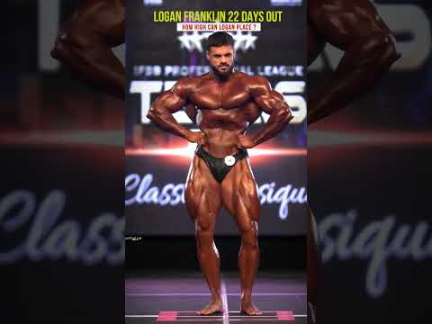 LOGAN FRANKLIN STILL IN PREP FOR OLYMPIA 2023 QUALIFICATION#shorts #mrolympia #bodybuilding #CLASSIC