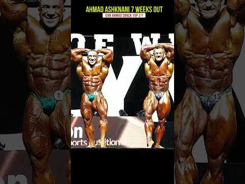BEST BODYBUILDER FROM KUWAIT IN 212 AHMAD ASHKANANI 7 WEEKS OUT OF OLYMPIA 2023#bodybuilding #shorts