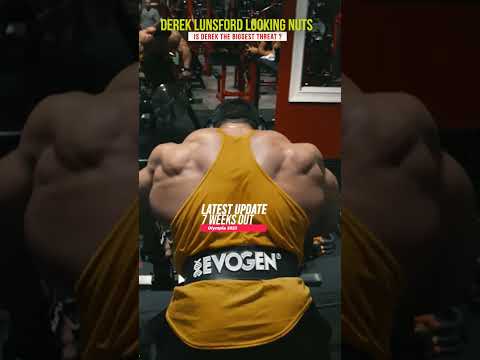 DEREK LUNSFORD IS FIRING ALL CYLINDERS FOR THIS YEARS MR OLYMPIA #SHORTS #BODYBUILDING #FITNESS