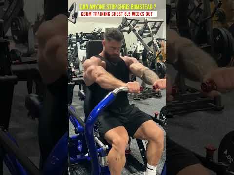 Chris Bumstead training chest 6.5 weeks out of Olympia 2023 #bodybuilding #mrolympia #fitness