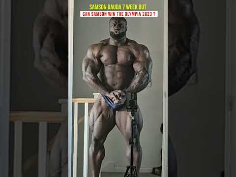 Samson Dauda 7 weeks out of Olympia 2023 at NPC headquarters #bodybuilding #mrolympia #fitness
